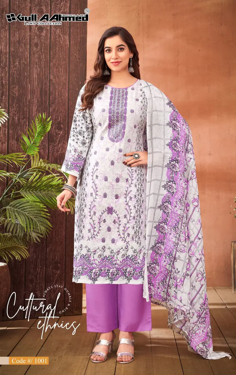 Zara By Gull A Ahmed Lawn Cotton Dress Material Wholesale Shop In Surat